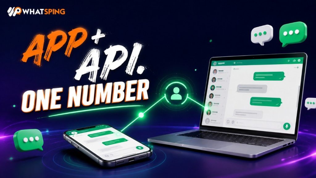 WhatsApp Business App and WhatsApp Business API coexistence - use both on the same number